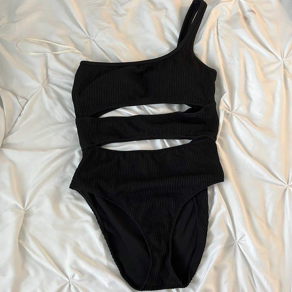 Aerie One Piece Slit Bathing Suit